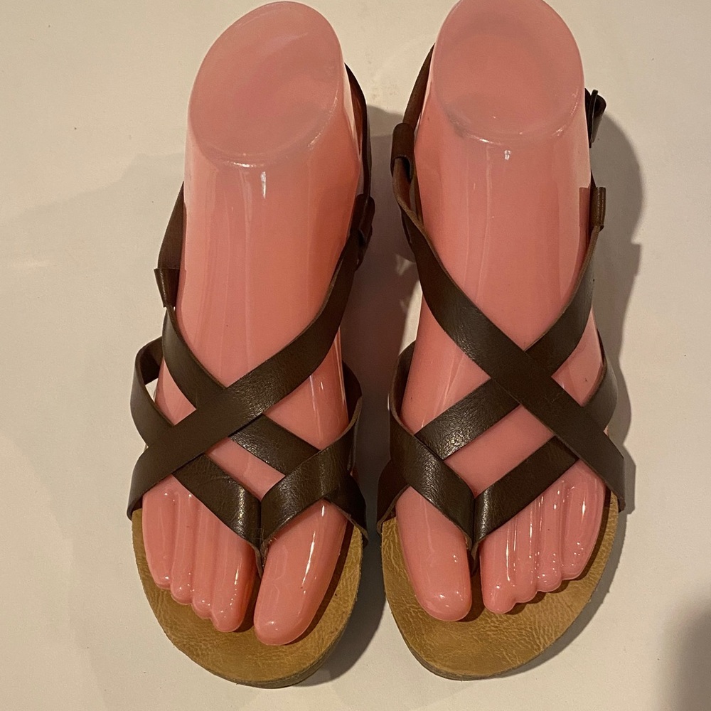 Blowfish Brown Strappy Sandals size 6.5
510